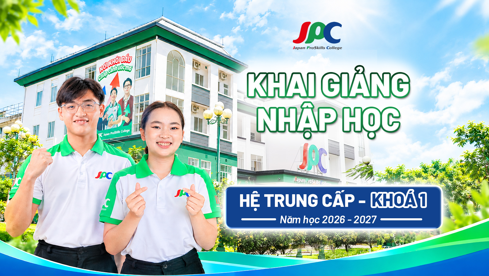 Khai giảng & Nhập học Hệ Trung cấp Khoá 01 (Năm học 2026 - 2027)